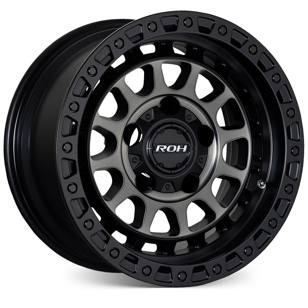 ROH ASSAULT MATT BLACK / GRAPHITE Size:17x9 PCD:5/150 ET:-12