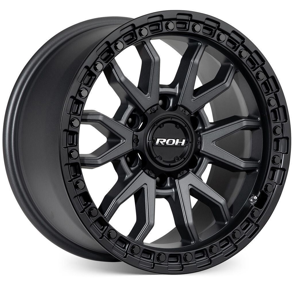 ROH RAID Matt Black Graphite Size:17x9 PCD:6/139.7 ET:25