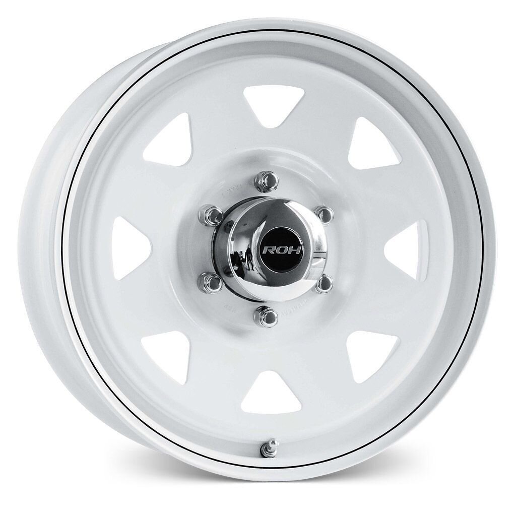 ROH TRAK 2 White Size:14x6 PCD:5/120.65 ET:12