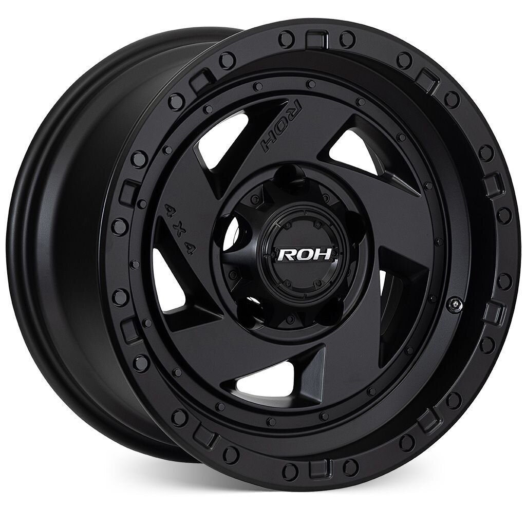 ROH VULCAN Matt Black Size:16x8 PCD:6/139.7 ET:-22