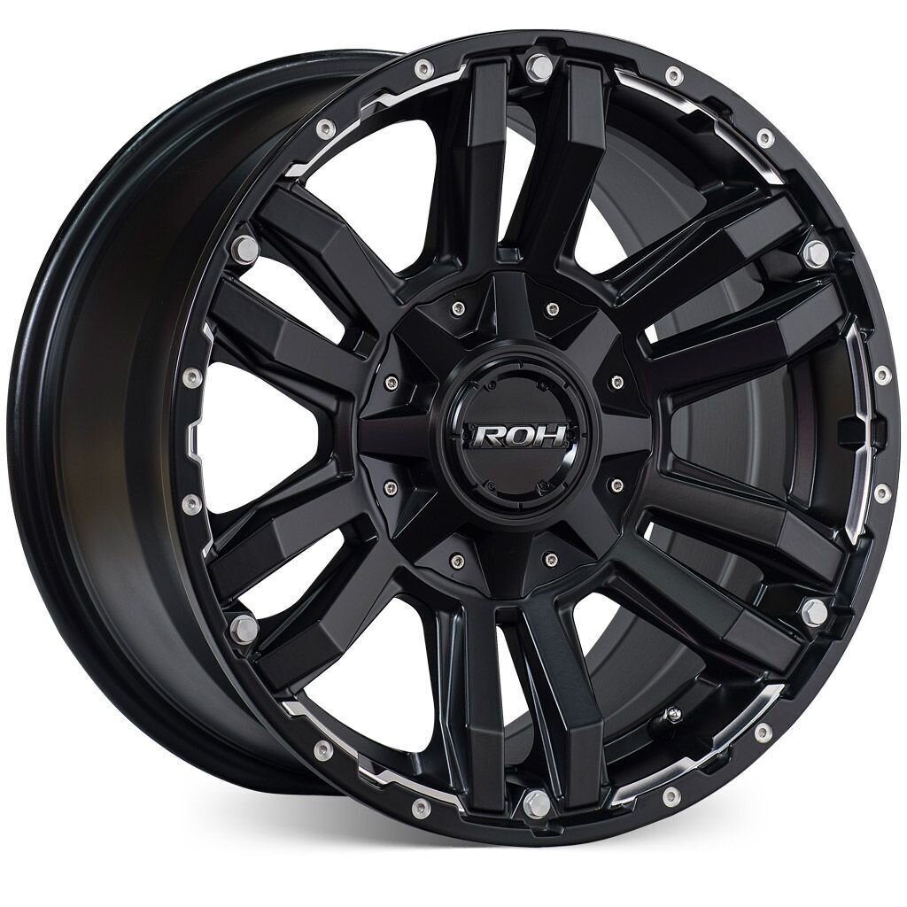 ROH VAPOUR MATT BLACK MACHINED Size:17x9 PCD:5/120-5/127 ET:30