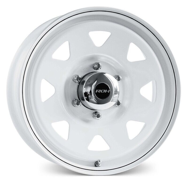 ROH TRAK 2 White Size:15x10 PCD:6/139.7 ET:-35