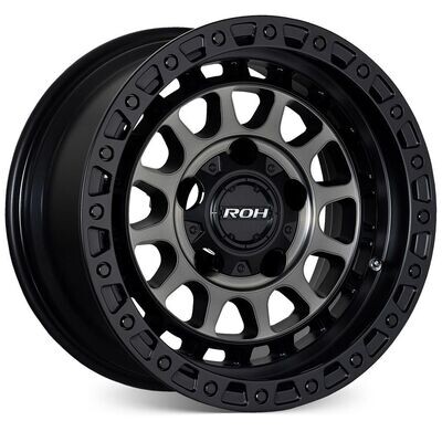 ROH ASSAULT MATT BLACK / GRAPHITE Size:17x9 PCD:5/150 ET:-12