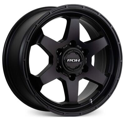 ROH TORQUE MATT BLACK Size:16x7 PCD:6/130 ET:30P