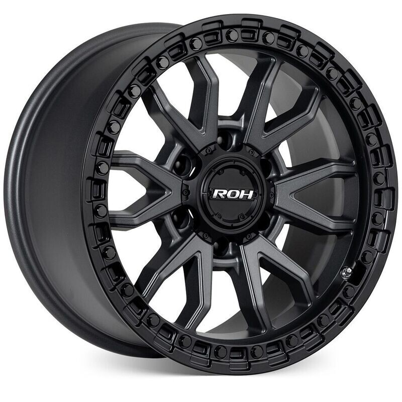 ROH RAID Matt Black Graphite Size:17x9 PCD:6/139.7 ET:35