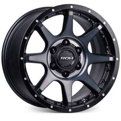 ROH TROPHY MATT BLACK GRAPHITE Size:16x7 PCD:5/114.3 ET:30