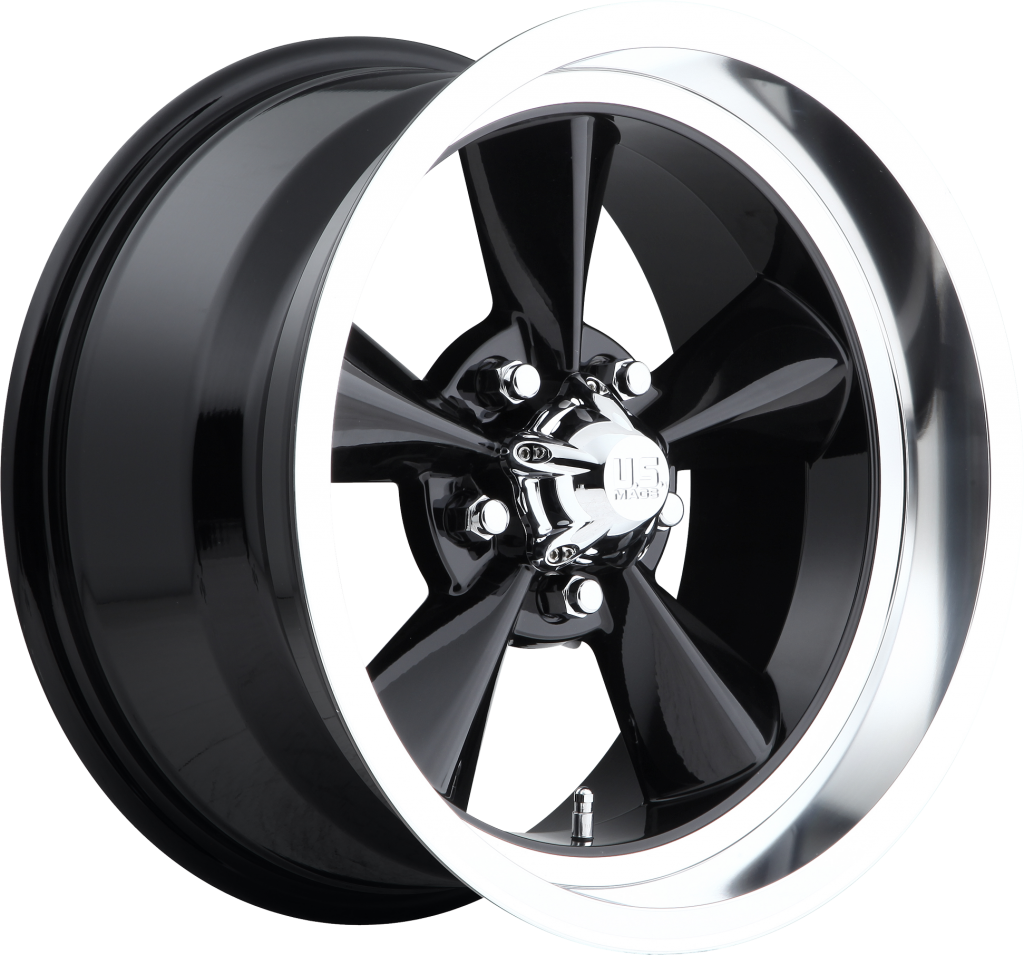US MAGS STANDARD (U107) GLOSS BLACK Size:17x7 PCD:5x114.3 ET:1
