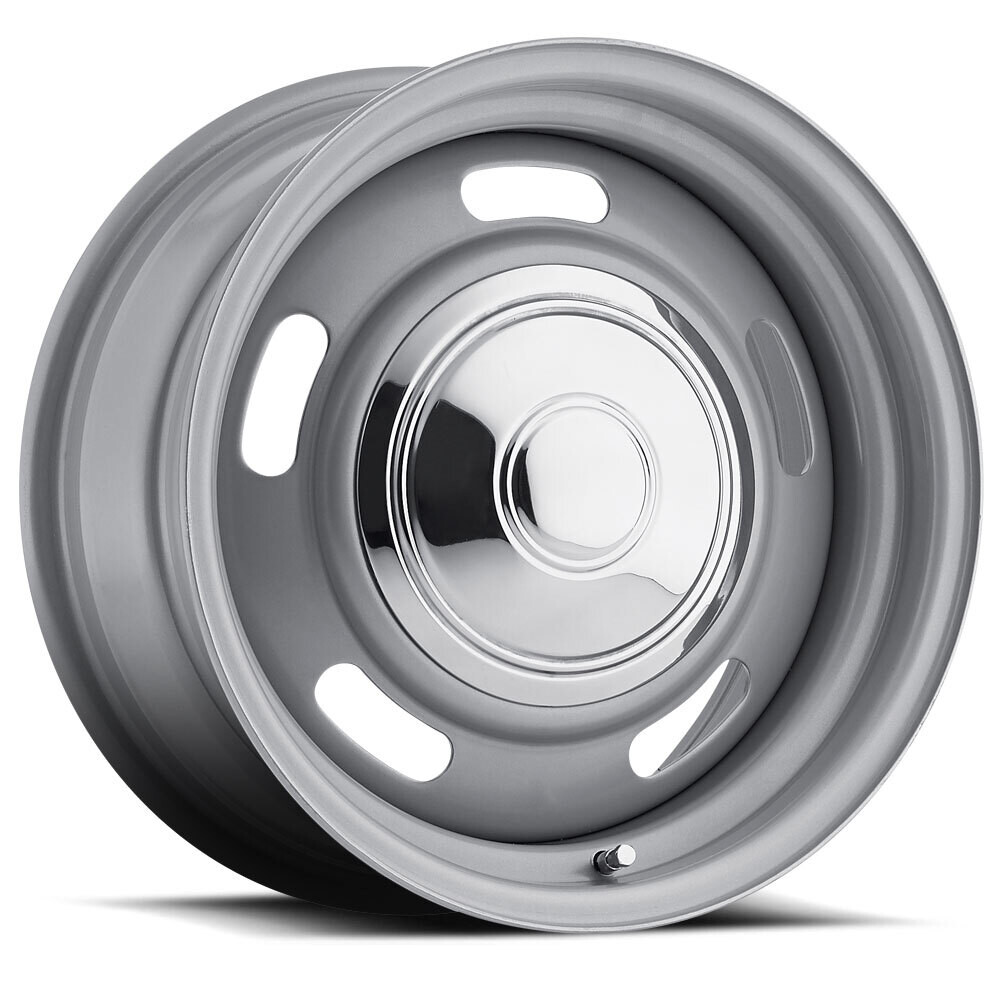 US WHEEL RALLYE SILVER Size:15x8.0 PCD:5/114.3 - 5/120 ET-6