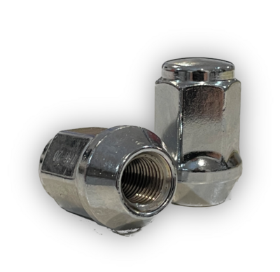 TAPER WHEEL NUT SET 1/2" CHROME