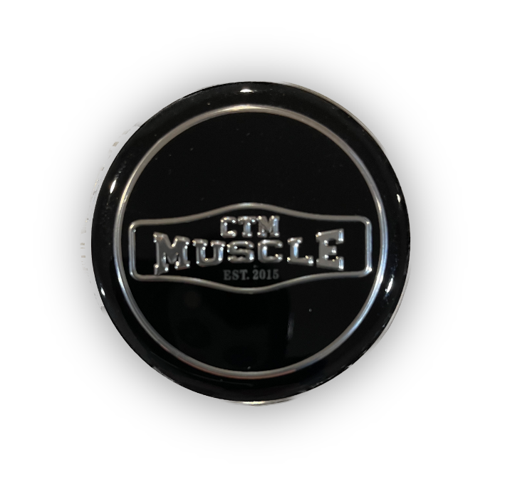 CTM MUSCLE BLACK DECAL - SET OF 4 (WITH BAND)
