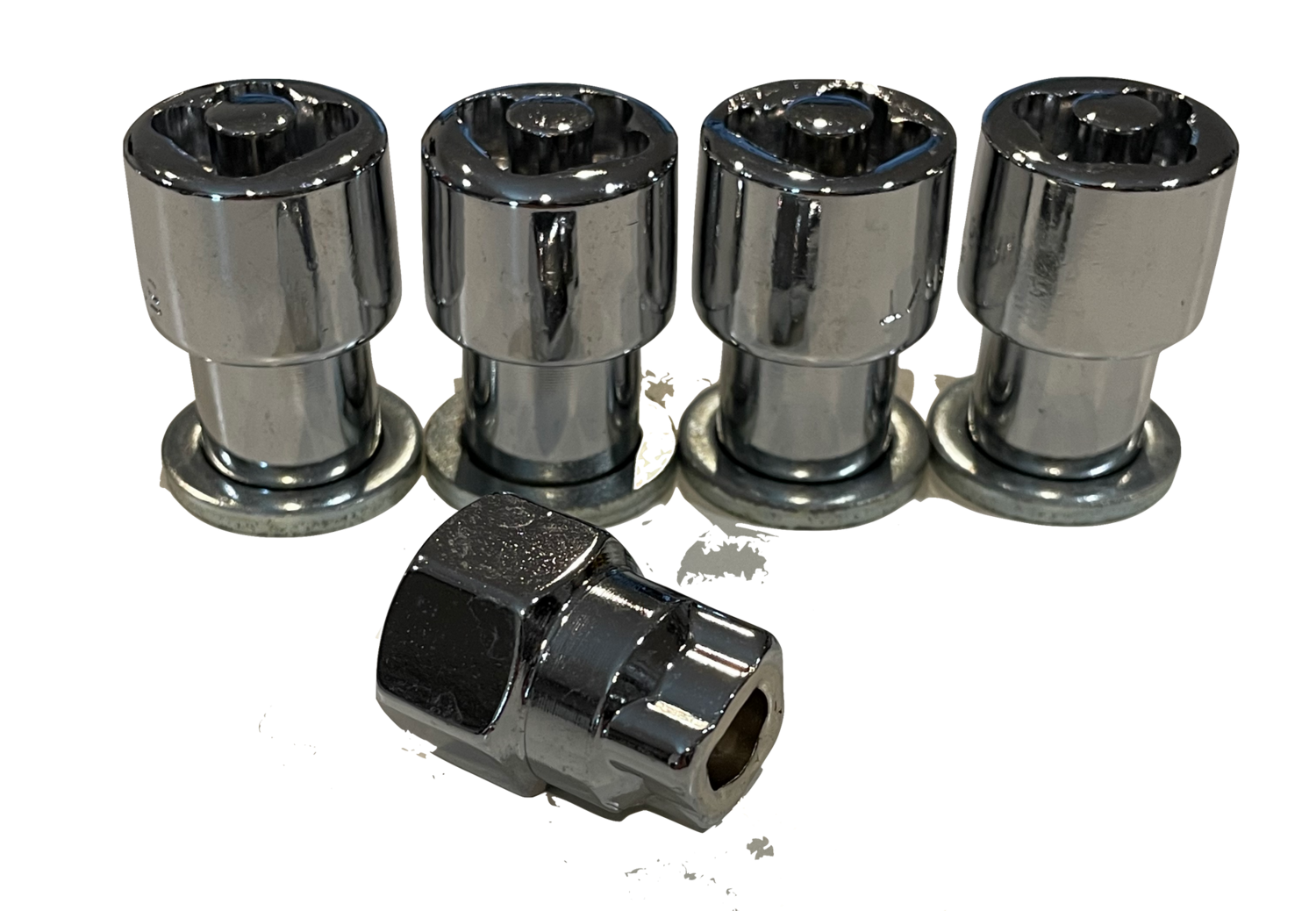 MAG SHANK LOCK NUT SET 7/16 UNF CHROME