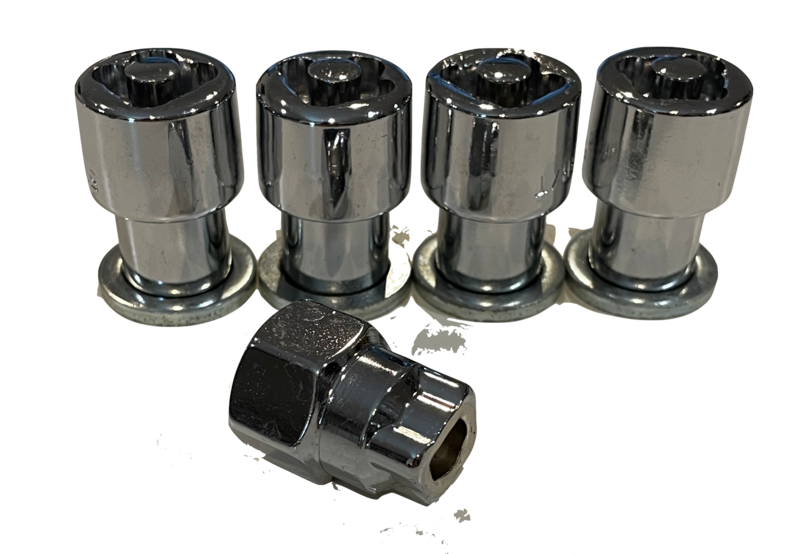 MAG SHANK LOCK NUT SET 1/2 MAG SHANK LOCK NUT SET 1/2" CHROME