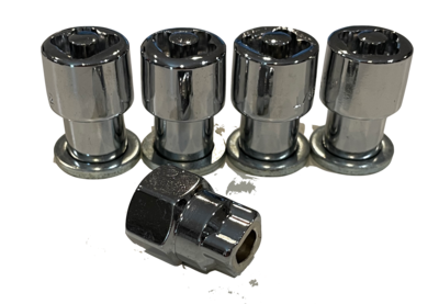 MAG SHANK LOCK NUT SET 1/2 MAG SHANK LOCK NUT SET 1/2" CHROME