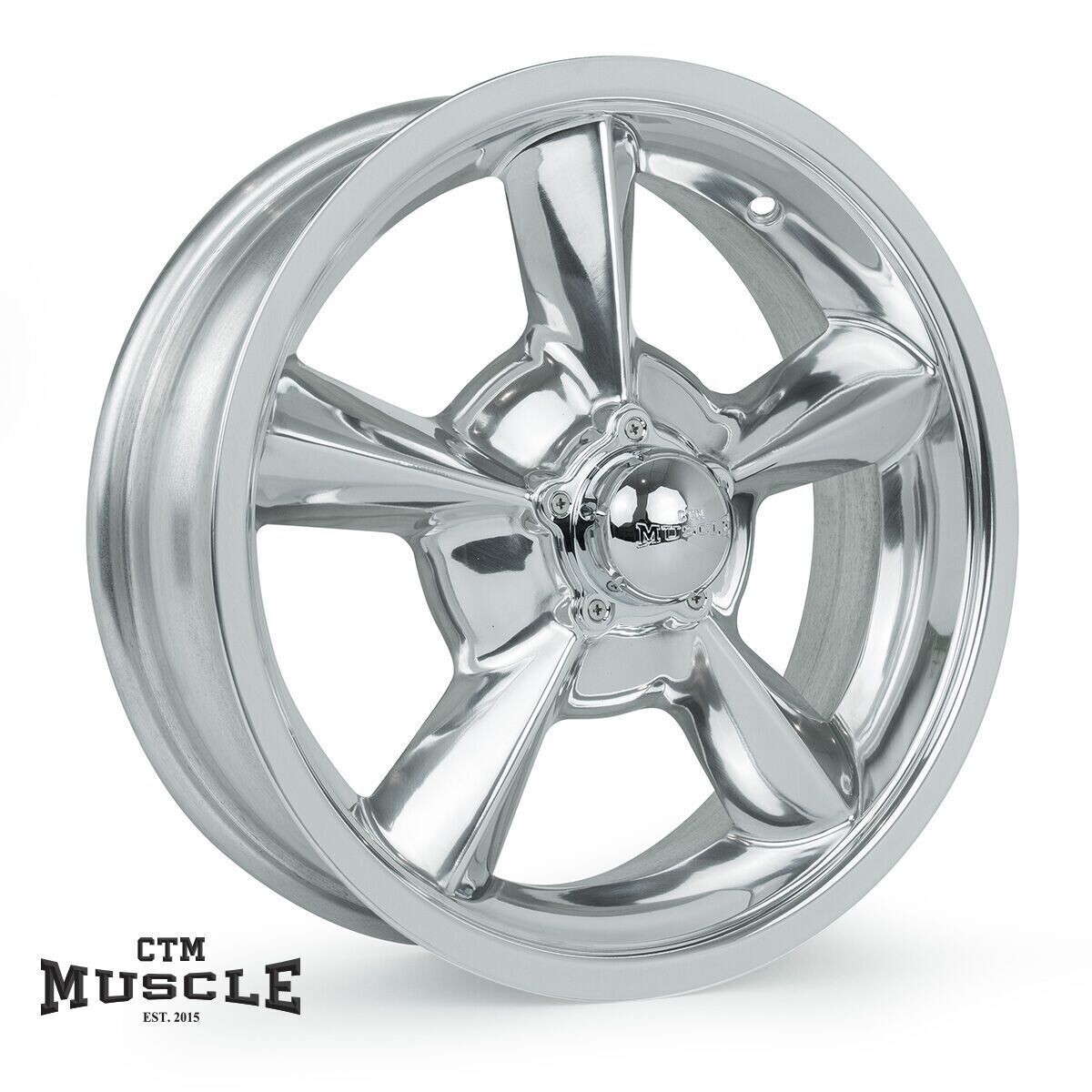 CTM MUSCLE CLASSIC 2 POLISHED Size:15x5.0 PCD:5/101.6 ET0