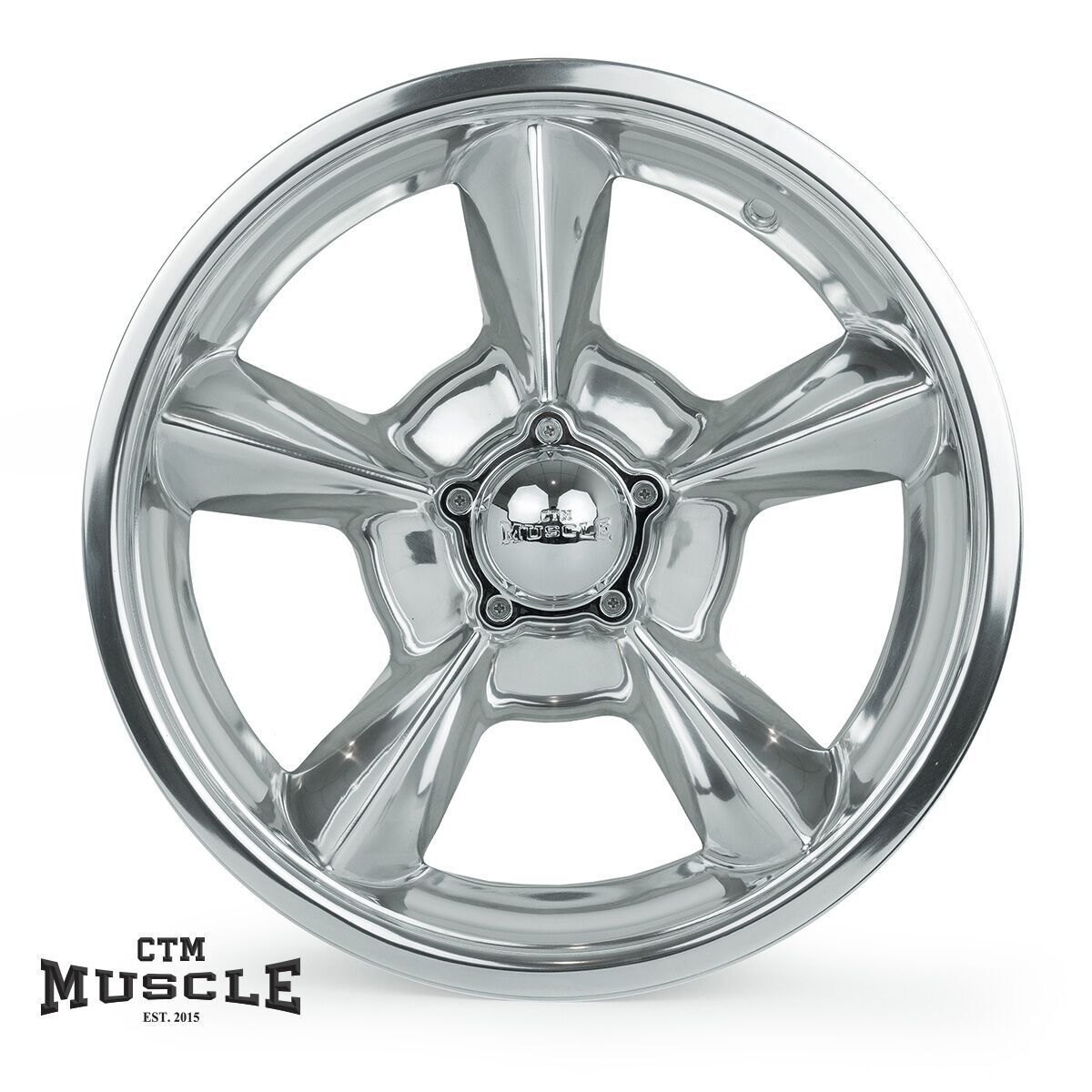 CTM MUSCLE CLASSIC 2 POLISHED Size:15x5.0 PCD:5/101.6 ET0