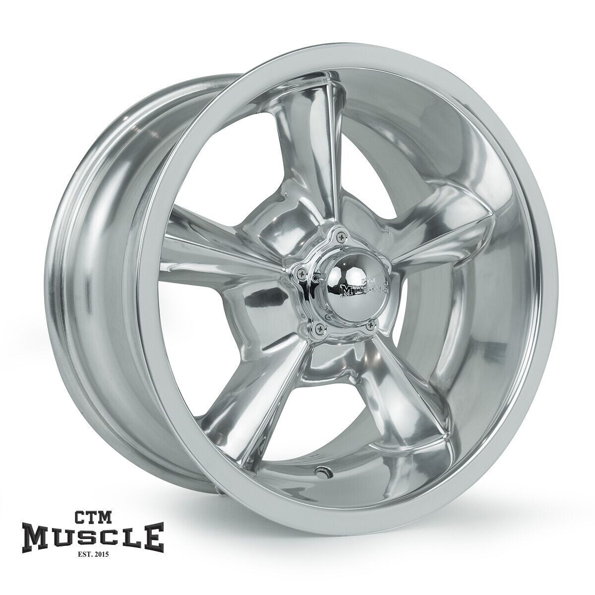 CTM MUSCLE CLASSIC 2 POLISHED Size:15x8.0 PCD:5/114.3 ET0