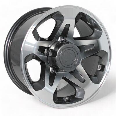CTM SELECT+ TRACK  GUNMETAL / MACHINED Size:16x8.0 PCD:5/150 ET0