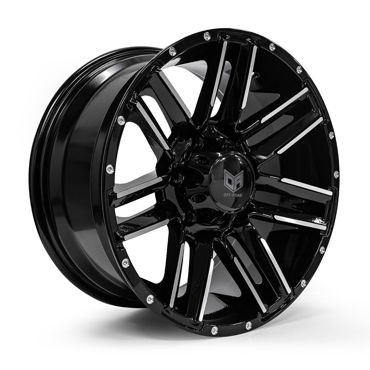 OFF-ROAD ACTION STINGER GLOSS BLACK / MILLED Size:17X8.5 PCD:6/139.7 ET25
