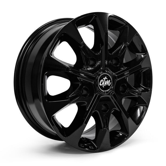 CTM SELECT+ TRANSIT GLOSS BLACK Size:16x6.5 PCD:5/160 ET50 CTM SELECT+ TRANSIT GLOSS BLACK Size:16x6.5 PCD:5/160 ET50
