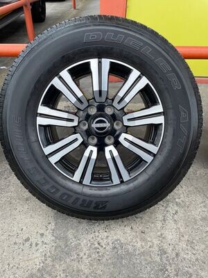 *TAKE OFF* 18" PACKAGE - NISSAN (OEM) PATROL Y65 + BRIDGESTONE DUELER AT 693II
