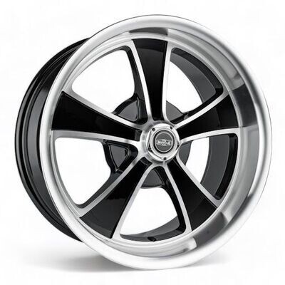 CTM MUSCLE GT106 BLACK / MACHINED FACE Size:17X7.0 PCD:5/120.65 ET0