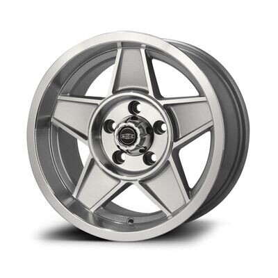 CTM MUSCLE GLOBE SILVER / MACHINED FACE Size:15x10J ***CUSTOM FITMENT***