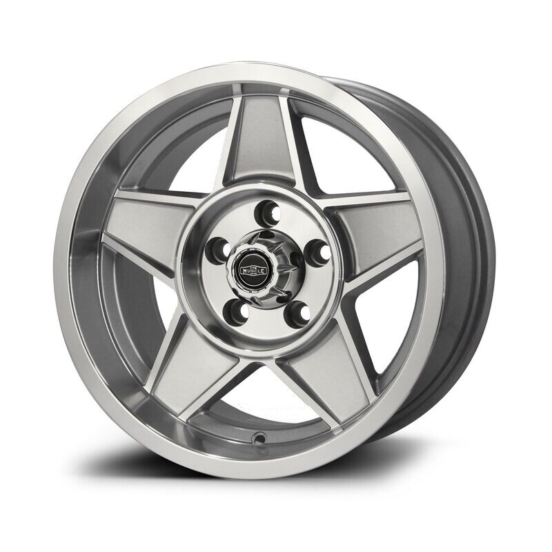 CTM MUSCLE GLOBE SILVER / MACHINED FACE Size:15x10J PCD:5/114.3 ET: -6