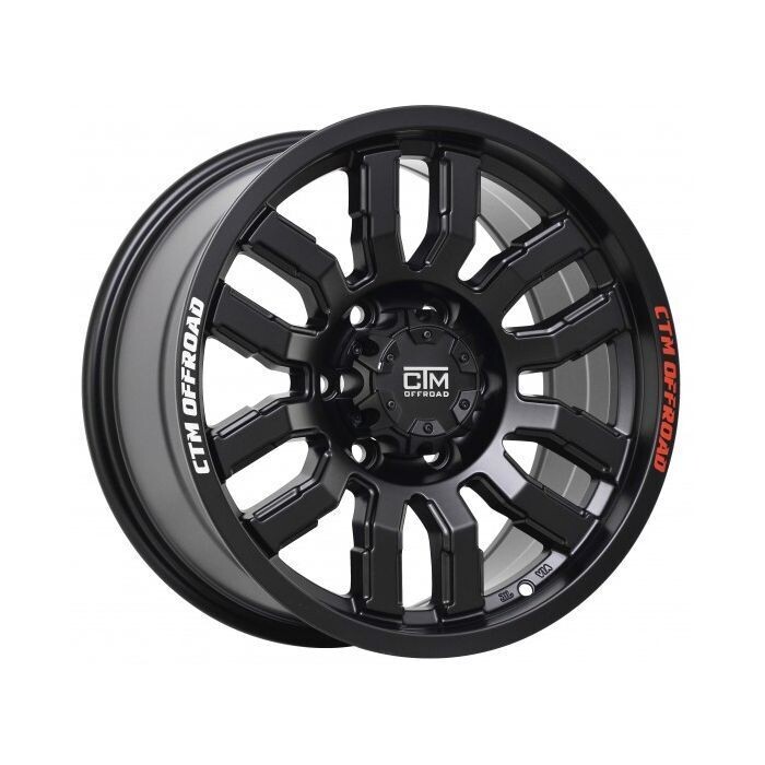 CTM SELECT+ CONQUER SATIN BLACK Size:17X8.5 PCD:6/114.3 ET20P