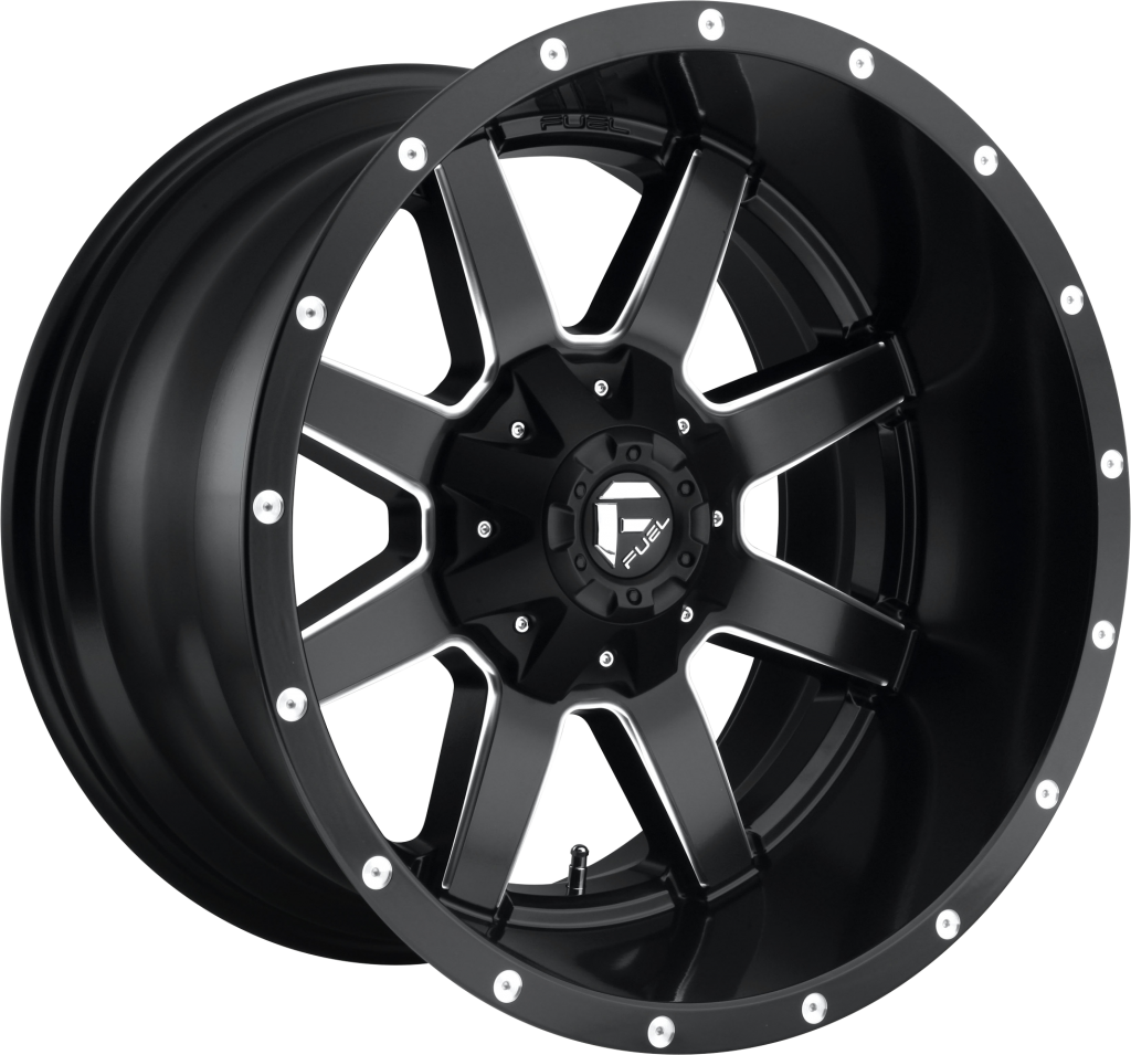 FUEL MAVERICK MATT BLACK/MILLED Size:17X8.5 PCD:6/114.4 - 6/139.7 ET32