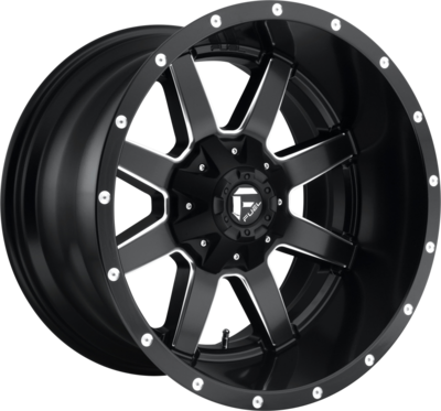 FUEL MAVERICK MATT BLACK/MILLED Size:17X8.5 PCD:6/114.4 - 6/139.7 ET32