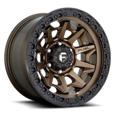 FUEL COVERT MATTE BRONZE / BLACK LIP Size:18X9.0 PCD:6/139.7 ET20