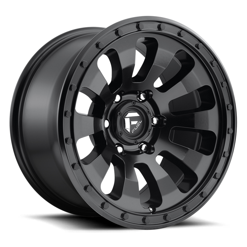 FUEL TACTIC MATTE BLACK Size:18X9.0 PCD:6/139.7 ET20