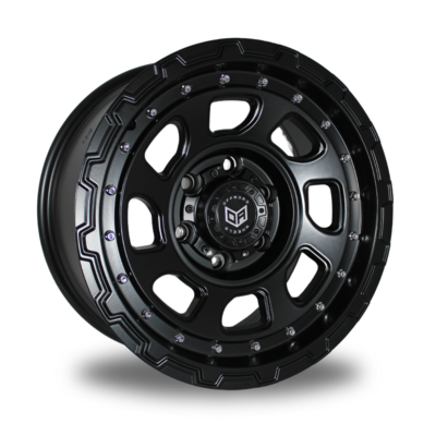 *NEW DESIGN* OFF-ROAD ACTION BURNER SATIN BLACK   Size:17X8.5 PCD:6/139.7 ET15