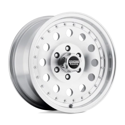 AMERICAN RACING AR62 OUTLAW II SILVER / MACHINED Size:15x8 PCD:5/139.7 (5/5.50) ET:-19