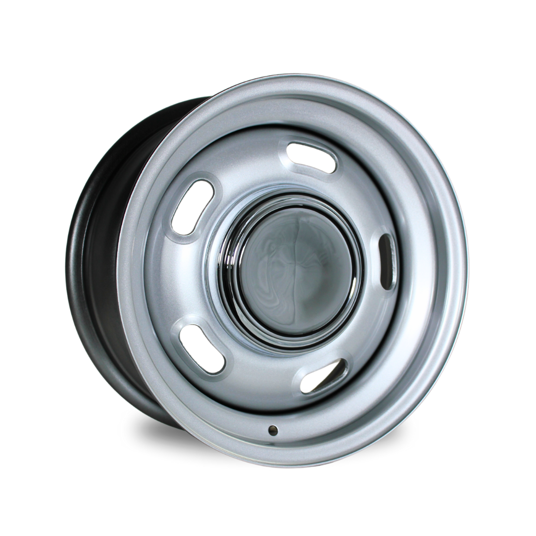 CTM MUSCLE 5 SLOT SILVER Size:14x7 PCD:5/114.3 ET:6