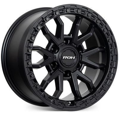 ROH RAID Matt Black Size:18x9 PCD:6/139.7 ET:35P ROH RAID Matt Black Size:18x9 PCD:6/139.7 ET:35P