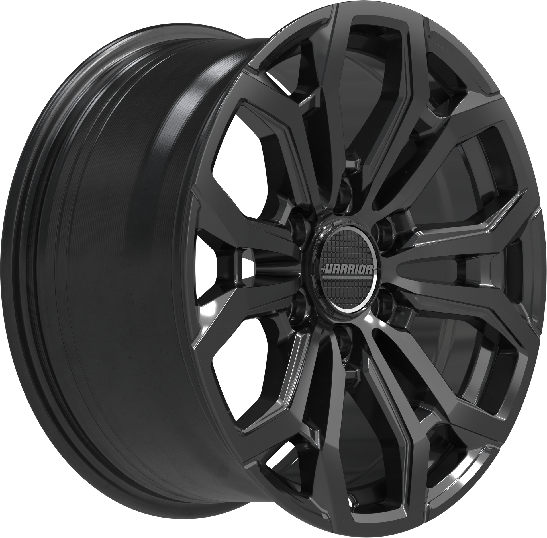 WARRIOR THOR GLOSS BLACK / DARK TINT FACE Size:18X9.0 PCD:6/139.7 ET18P