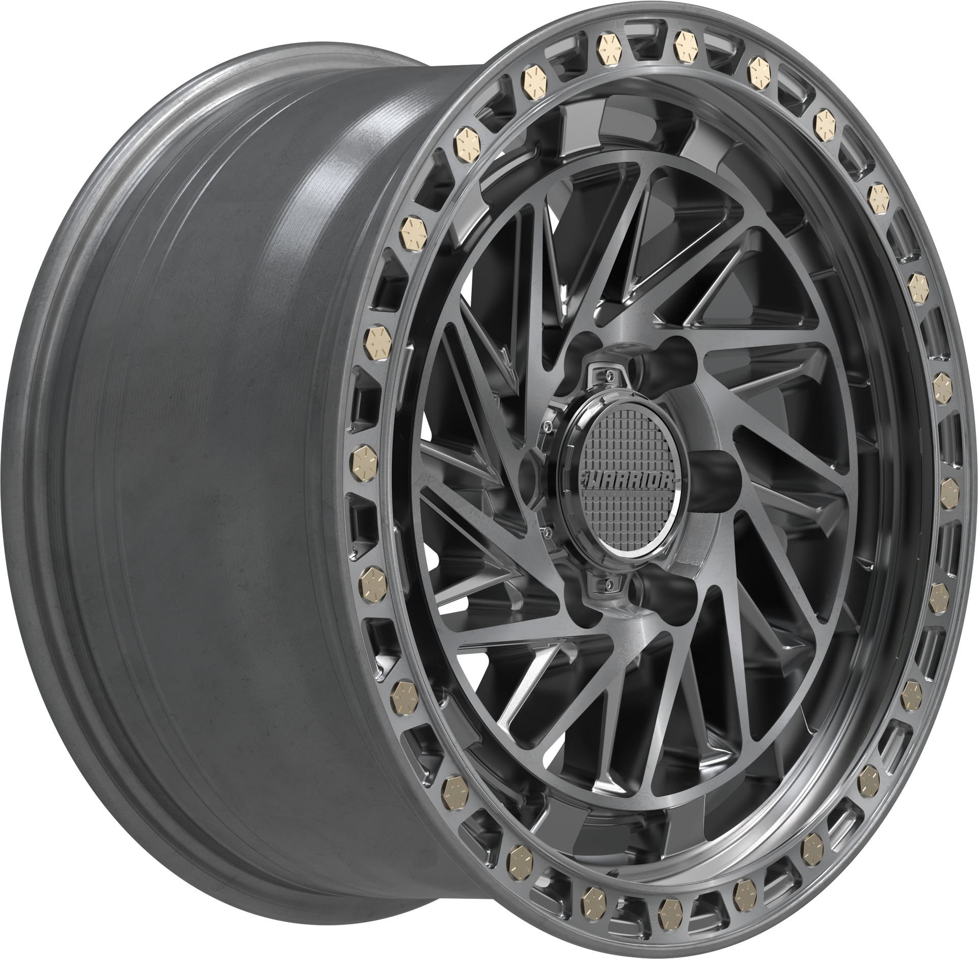WARRIOR ZEUS GUNMETAL / MACHINED FACE Size:18X9.0 PCD:6/139.7 ET18P [LEFT SIDE]