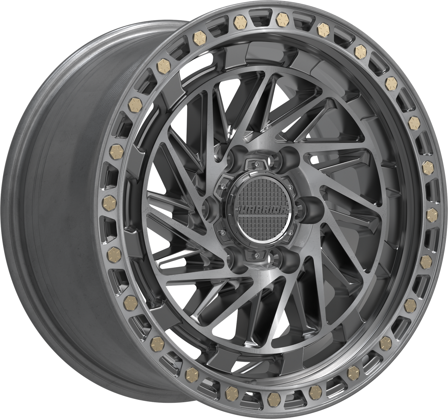 WARRIOR ZEUS GUNMETAL / MACHINED FACE Size:18X9.0 PCD:6/139.7 ET18P [LEFT SIDE]