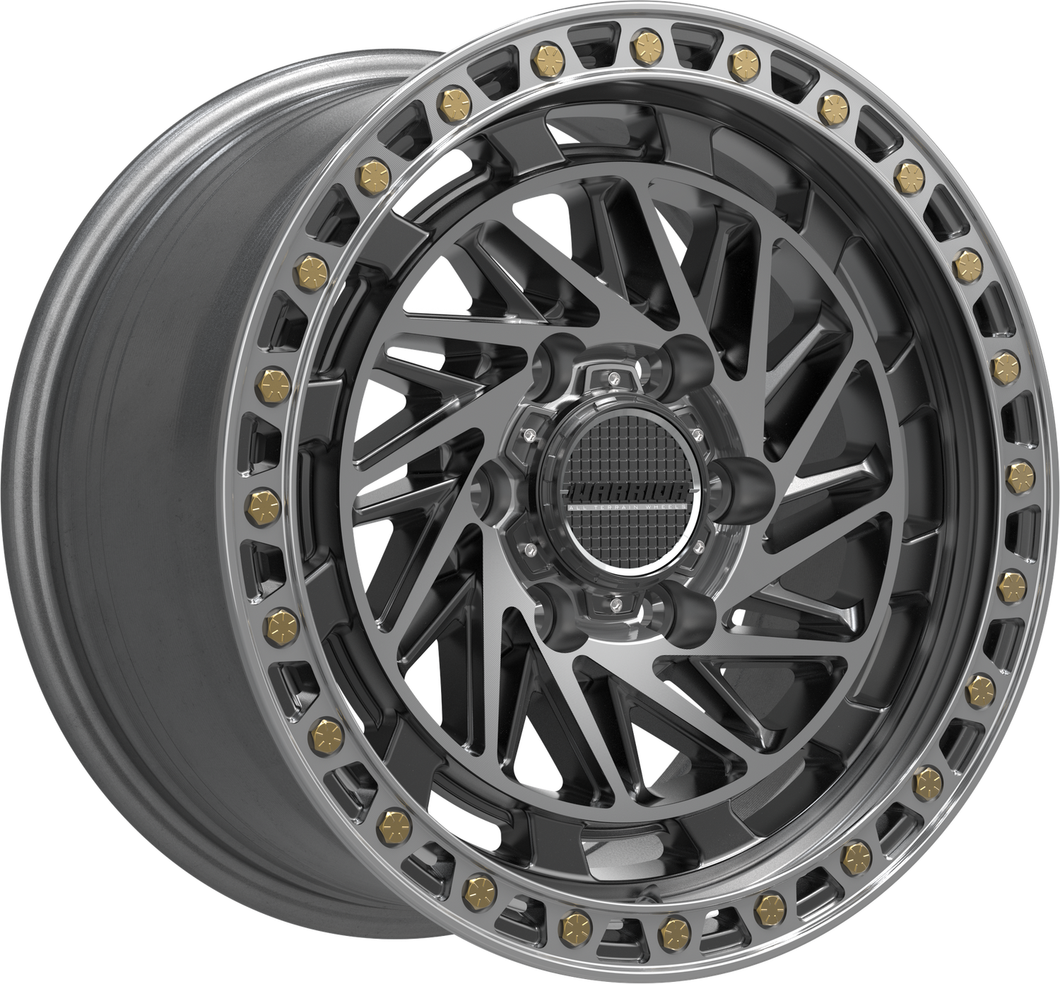 WARRIOR ZEUS GUNMETAL / MACHINED FACE Size:18X9.0 PCD:6/139.7 ET38P [RIGHT SIDE]