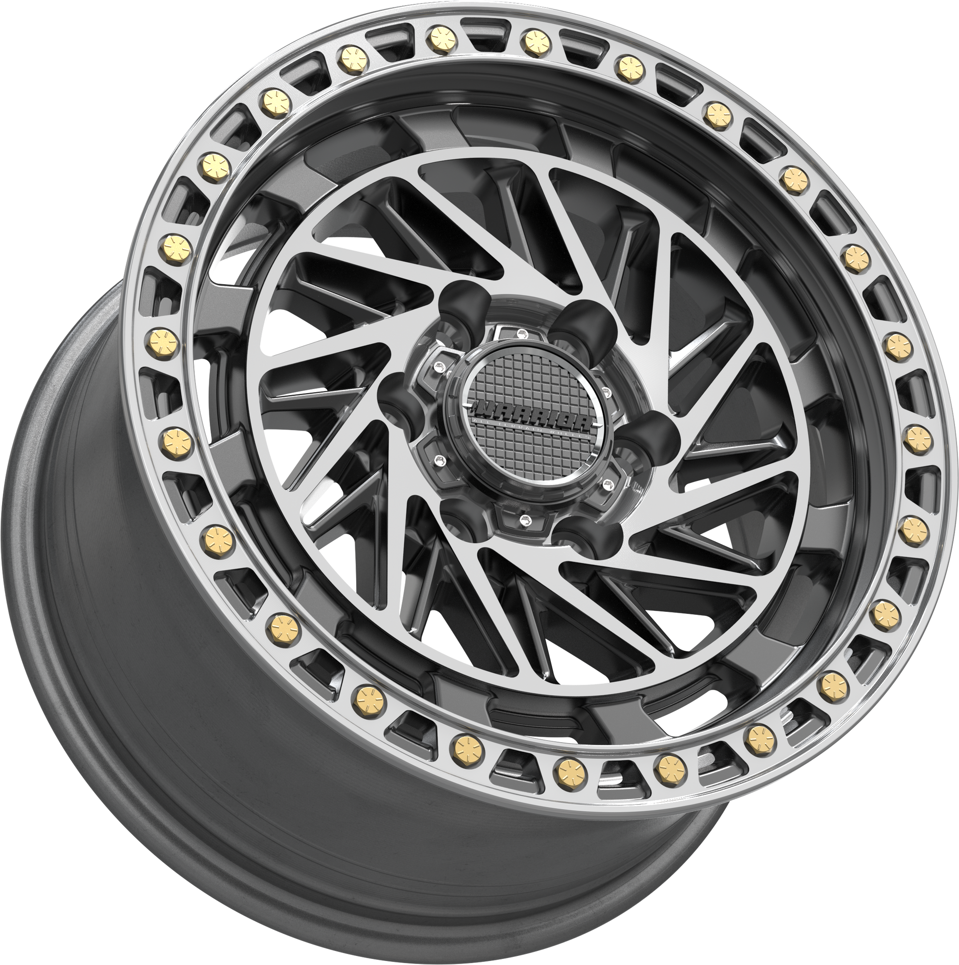 WARRIOR ZEUS GUNMETAL / MACHINED FACE Size:18X9.0 PCD:6/139.7 ET38P [RIGHT SIDE]