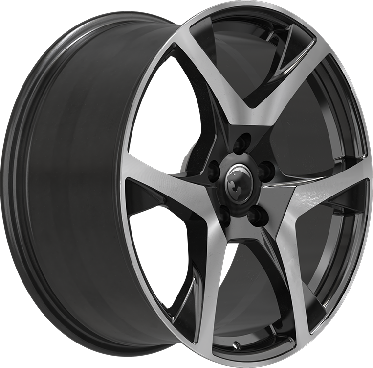 PANTHERA VF8 BLACK/MACHINED FACE 20X8.5J PCD: 5/120 ET: 36 [BIG BRAKES]