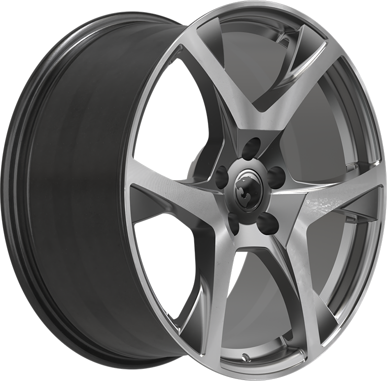 PANTHERA VF8 GUNMETAL/MACHINED FACE 20X8.5J PCD: 5/120 ET: 36 [BIG BRAKES]