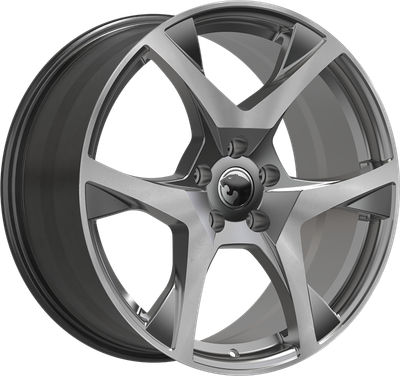 PANTHERA VF8 GUNMETAL/MACHINED FACE 20X8.5J PCD: 5/120 ET: 36 [BIG BRAKES]