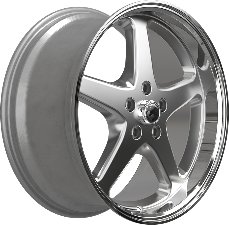 PANTHERA WALKIN SILVER / MACHINED LIP 19X8.0J PCD: 5/120 ET:45