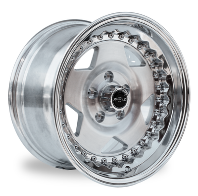 CTM MUSCLE CUSTOM PRO II BRUSHED ALLOY CENTER / POLISHED LIP Size:15x8J ***CUSTOM FITMENT***