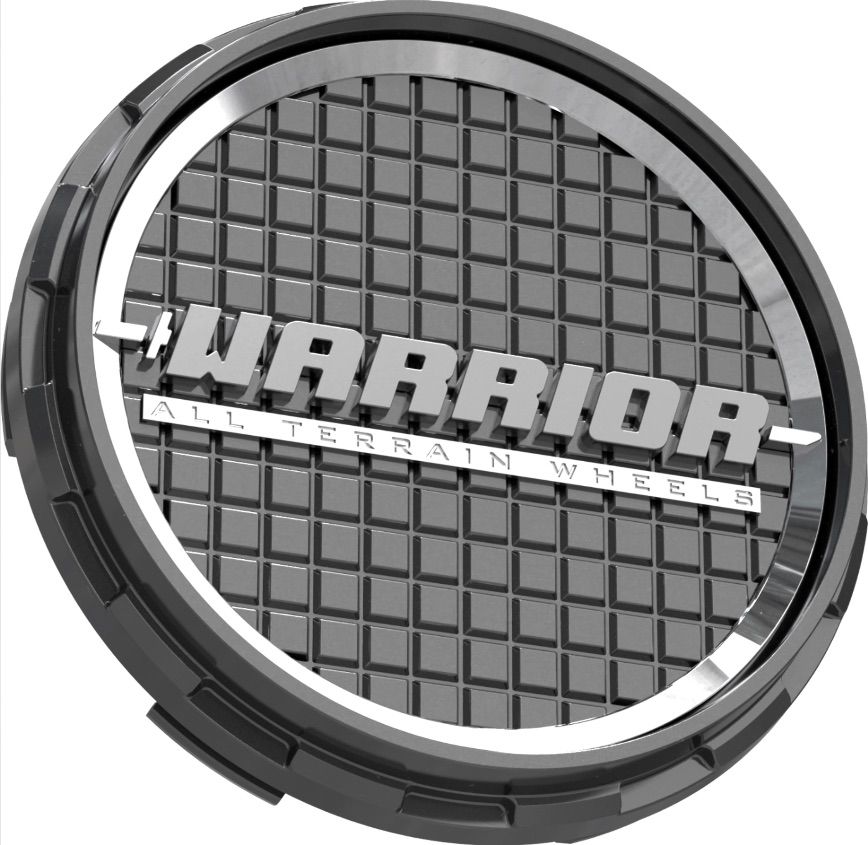 WARRIOR HULK/THOR CENTER CAP REPLACEMENT - GUNMETAL/CHROME