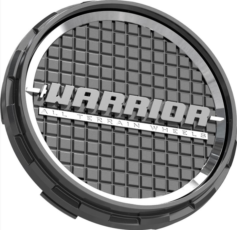 WARRIOR HULK/THOR CENTER CAP REPLACEMENT - GUNMETAL/CHROME