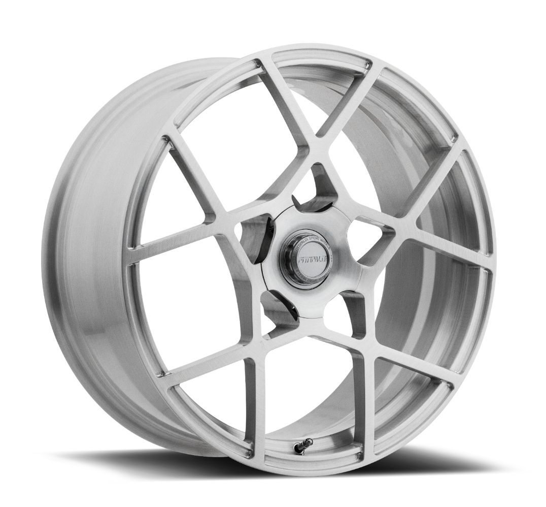 FITTIPALDI FORGED FSF01 - BRUSHED FACE SILVER / CLEAR GLOSS 20 x 10.5 ET: 38P - PCD: BLANK - 5 STUD