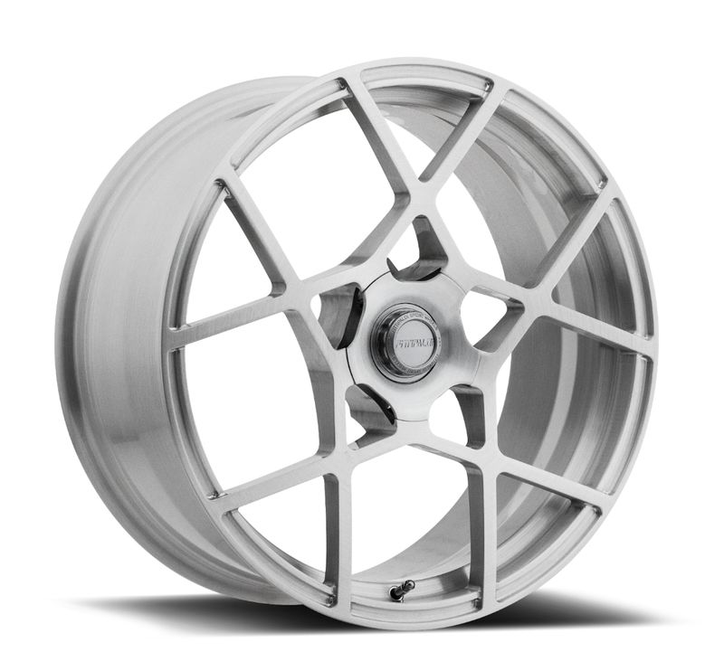 FITTIPALDI FORGED FSF01 - BRUSHED FACE SILVER / CLEAR GLOSS 20 x 9 ET: 20P - PCD: BLANK - 5 STUD